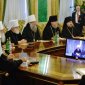 Святейший Патриарх Кирилл возглавил внеочередное заседание Священного Синода Русской Православной Церкви