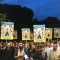 Сотни верующих УПЦ третий день продолжают молитвенное стояние у резиденции патриарха Варфоломея в Киеве